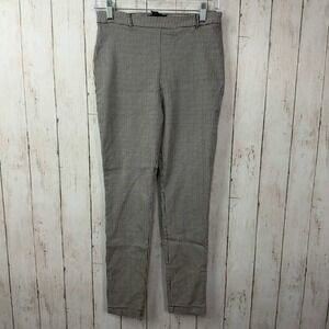 Forever 21 Women Black Houndstooth Skinny Ankle Pants M